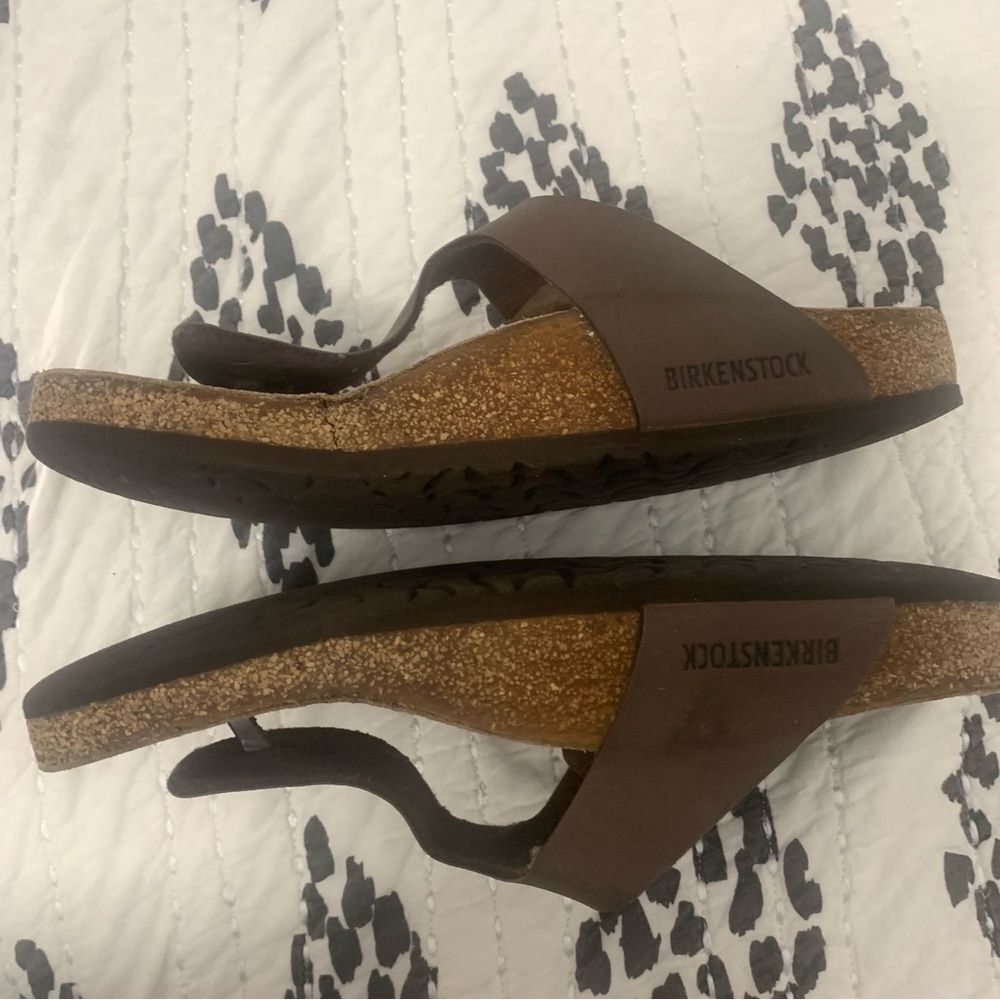 Birkenstock Gizeh Thong Sandals Sz 39 (US Women’s Size 8-8.5) Brown - Picture 6 of 11